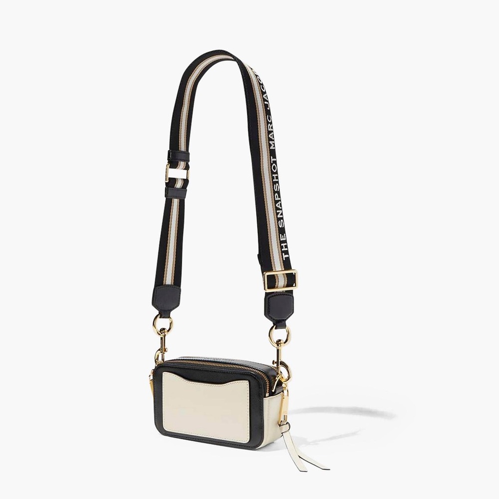 Marc Jacobs Cream and Black Snapshot Camera Crossbody Bag - Picture 3 of 9